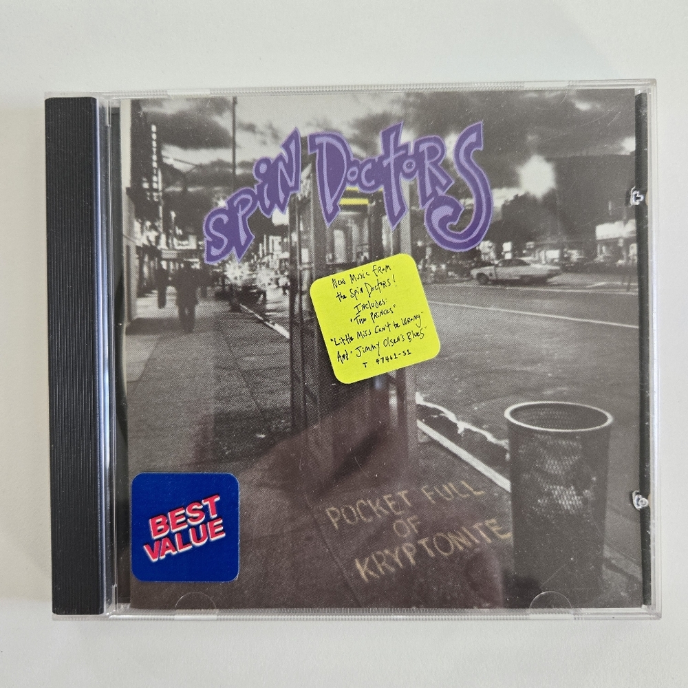 POCKET FULL OF KRYPTONITE Spin Doctors CD Epic Sony 1991 Original Case VG Used